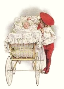kid with buggy