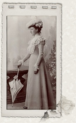 Name: victorian lady - circa - early 1900's .