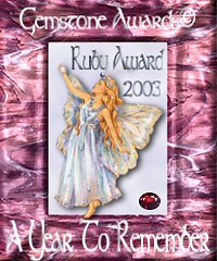 Ruby Award from Gemstone Awards