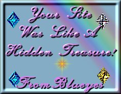 Blueyes Your Site Was Like a Hidden Treasure Award