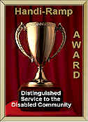Handi-Ramp Award for Distinguished Service to the Disabled Community