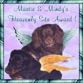 Martie & Mindy's Heavenly Site Award