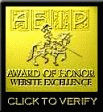Website Excellence Award Of Honor March 1,
1999