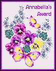 Annabella's Award