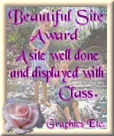 Beautiful Site Award from Graphics Etc