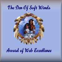 Den of Soft Winds Award of Web Excellence