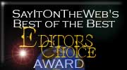 SayItOnTheWeb Editor's Choice Award