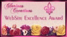 Glorious Creations Website Excellence Award