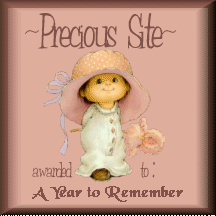 Tina's Treasures' Precious Site Award