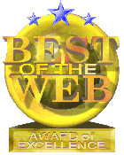 Best of the Web Award from Testimony Tees