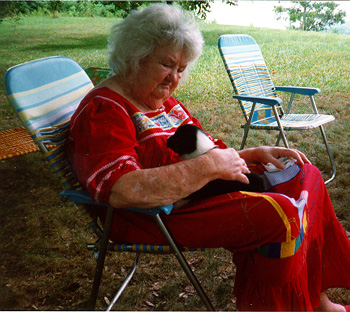 Mother with Puppy, 4th of July 1995