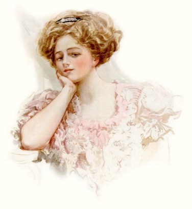 pretty in pink by harrison fisher